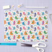 Kinder Niedliche Vögel Tweetend Seidenpapier (Handwerk)
