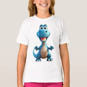Kinder Niedlicher Dinosaurier-T - Shirt