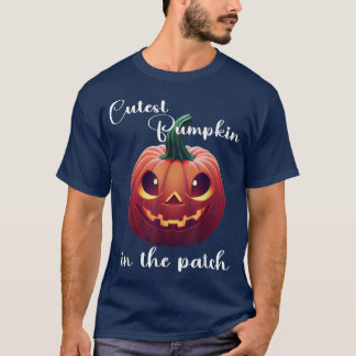 Kinder Niedlicher Kürbis im Patcherhaus T-Shirt