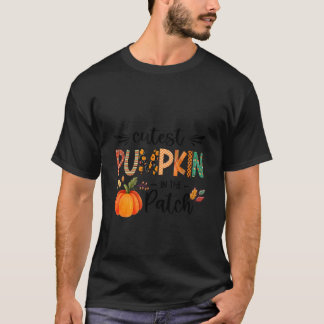 Kinder Niedlicher Kürbis T-Shirt