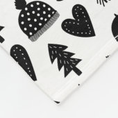 Kinder Niedlicher Owl Moon Herz Umbrella Winter Ha Fleecedecke (Ecke)