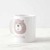 Kinder Niedlicher Skandinavier Individuelle Name Kaffeetasse (Vorderseite Links)