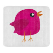 Kinder niedlicher Vogel Schneidebrett (Vorderseite)
