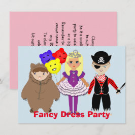 Kinder Niedliches Extravagantes Kleid ThemenParty Einladung