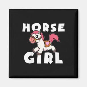 Kinder Niedliches Pferd Girl Pony Schifffahrtsgese Magnet