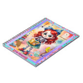 Kinder Niedliches Tarot The Reader Spiral Foto Not Notizblock (Linke Seite)