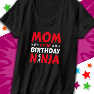 Kinder Ninja Party Karate Mama des Geburtstags Nin T-Shirt
