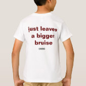 KINDER Nothin weich über Softball T-Shirt (Rückseite)