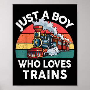 Kinder nur ein Junge, der Lieben trainiert Shirt F Poster