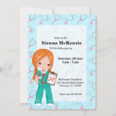 Kinder Nurse Einladung (Vorderseite)