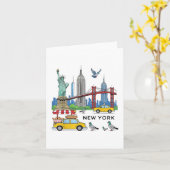 Kinder Nyc Souvenir New York City Usa Icons Yellow Karte (Gelbe Blume)