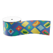 Kinder Obst und Gemüse Ripsband (Spule)