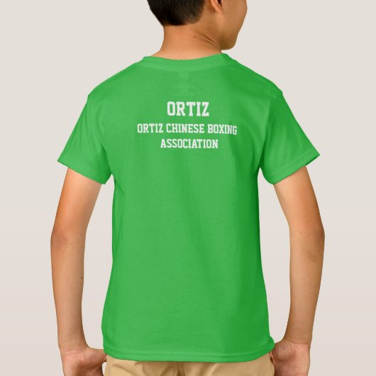 Kinder OCBA, die T-Sirt ausbilden T-Shirt (Rückseite)