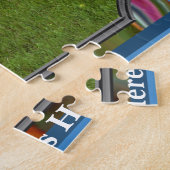 Kinder- oder Familienfoto mit Namen Puzzle (Seite)
