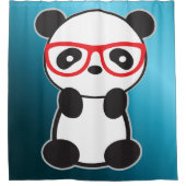 Kinder oder Liebhaber von Panda Bathroom Rug Duschvorhang (Vorderseite)