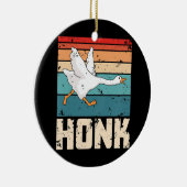 Kinder ohne Titel Gänse HONK Gamer Keramik Ornament (Rechts)