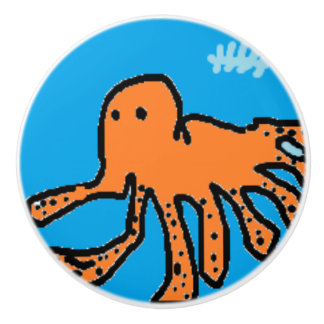 Kinder-Oktopus-Griff Keramikknauf