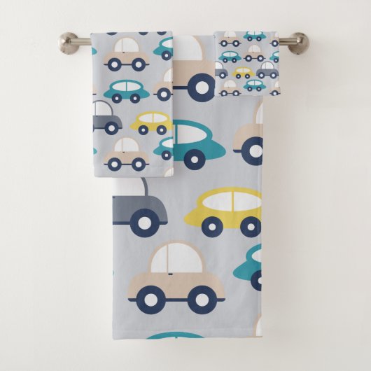 Kinder Oldtimer Autos Badhandtuch Set (Insitu)