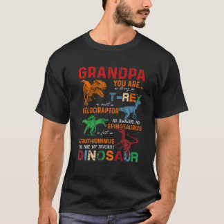 Kinder Opa, du bist mein liebster Dinosaurier-Vate T-Shirt