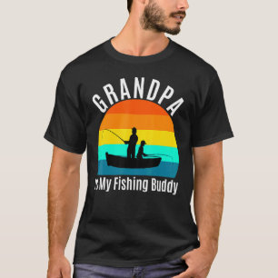 Kinder Opa Ist Mein Angelkumpel Enkelkind Spaß Fa T-Shirt