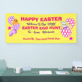 Kinder Ostereier Jagd Spaß farbenfroh Banner (Messe)