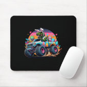 Kinder Osterjunge Shirts Jungs T Rex Dinosaur Rabb Mousepad (Mit Mouse)