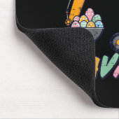 Kinder Ostern Bagger Eier Cavator Bau Bo Mousepad (Ecke)