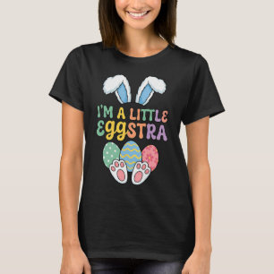 Kinder Ostern Ich bin Little Eggstra Ostern Kinder T-Shirt