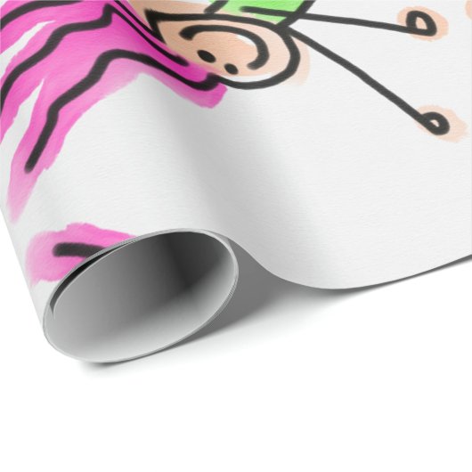 Kinder Packpapier. Geschenkpapier (Rolleneckpunkt)