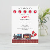 Kinder Party Ausbildung Alter Geburtstag Einladung (Stehend Vorderseite)