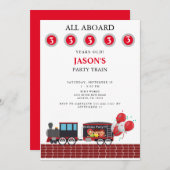 Kinder Party Ausbildung Alter Geburtstag Einladung (Vorne/Hinten)