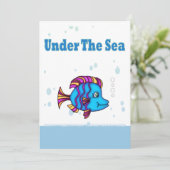 Kinder Party Einladungen (Stehend Vorderseite)