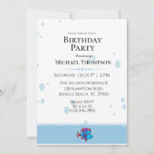 Kinder Party Einladungen (Rückseite)