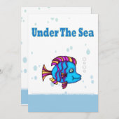 Kinder Party Einladungen (Vorne/Hinten)