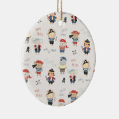 Kinder Party Pirate Keramik Ornament (Rechts)