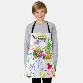 Kinder passen Schürze für das Crafting an (Getragen)