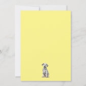 Kinder Personalisieren Foto & Info Feuerwehrmann G Einladung (Rückseite)