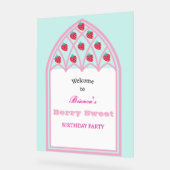Kinder Personalisiert Berry Sweet Party Begrüßungs Acrylschild (Winkel)