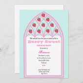 Kinder Personalisiert Berry Sweet Party Einladung (Vorne/Hinten)