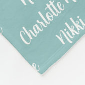 Kinder Personalisiert Fleece Blanket (Ecke)