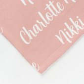 Kinder Personalisiert Fleece Blanket (Ecke)
