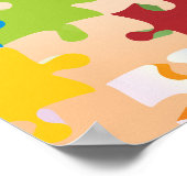 Kinder Personalisiert Name Cool Puzzle Poster (Ecke)