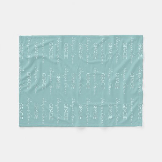 Kinder Personalisiert Name Fleece Blanket (Vorderseite (Horizontal))