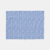 Kinder Personalisiert Name Fleece Blanket (Vorderseite (Horizontal))