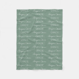 Kinder Personalisiert Name Fleece Blanket