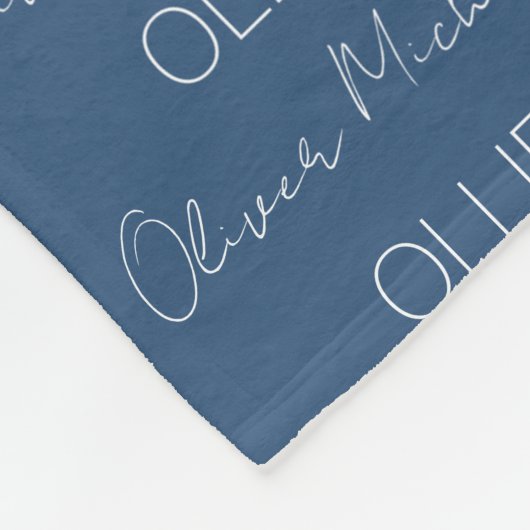 Kinder Personalisiert Name Fleece Blanket (Ecke)