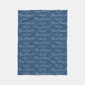 Kinder Personalisiert Name Fleece Blanket (Vorderseite)