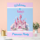 Kinder Personalisiert Princess Party Begrüßungszei Acrylschild (Hochzeit)