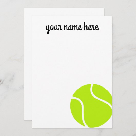 Kinder Personalisiert Tennis Vielen Dank Karten (Vorne/Hinten)