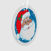 Kinder Personalisiert vom Weihnachtsmann Ornament (Vorderseite)